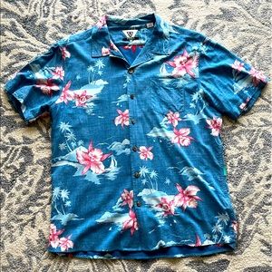 Vissla Hawaiian Shirt, L